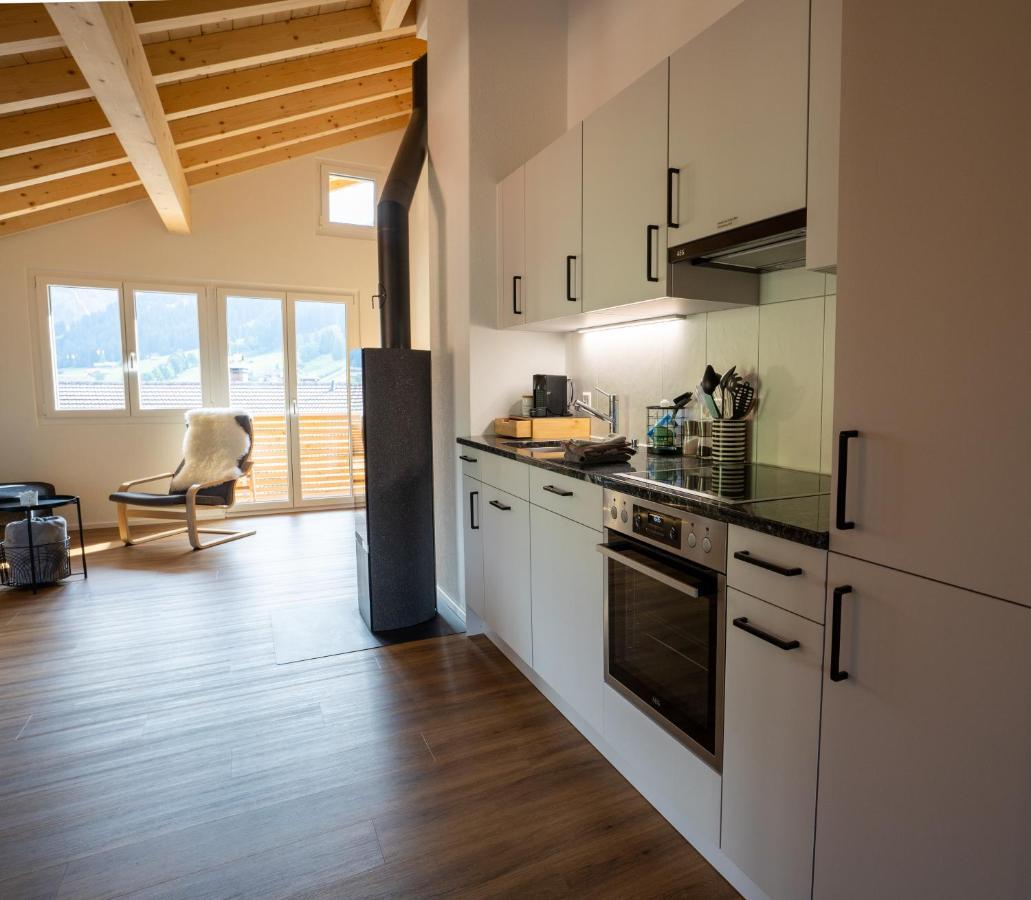 Chuenislodge2- Zwei Balkone, Gemuetlicher Kamin, Top Aussicht Adelboden Eksteriør bilde