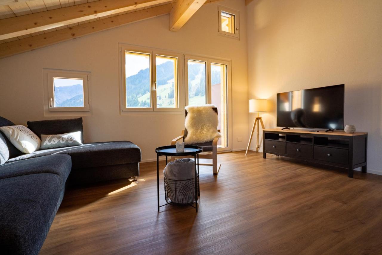 Chuenislodge2- Zwei Balkone, Gemuetlicher Kamin, Top Aussicht Adelboden Eksteriør bilde