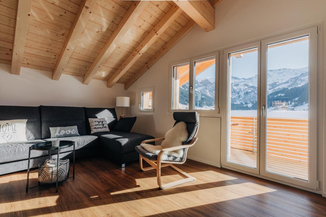 Chuenislodge2- Zwei Balkone, Gemuetlicher Kamin, Top Aussicht Adelboden Eksteriør bilde
