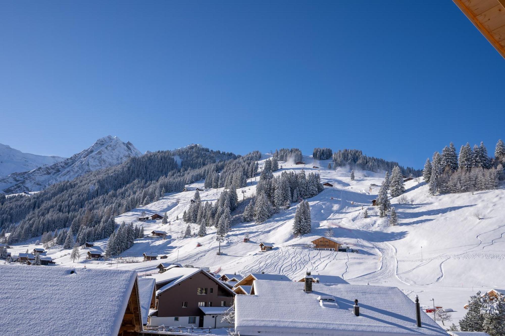 Chuenislodge2- Zwei Balkone, Gemuetlicher Kamin, Top Aussicht Adelboden Eksteriør bilde