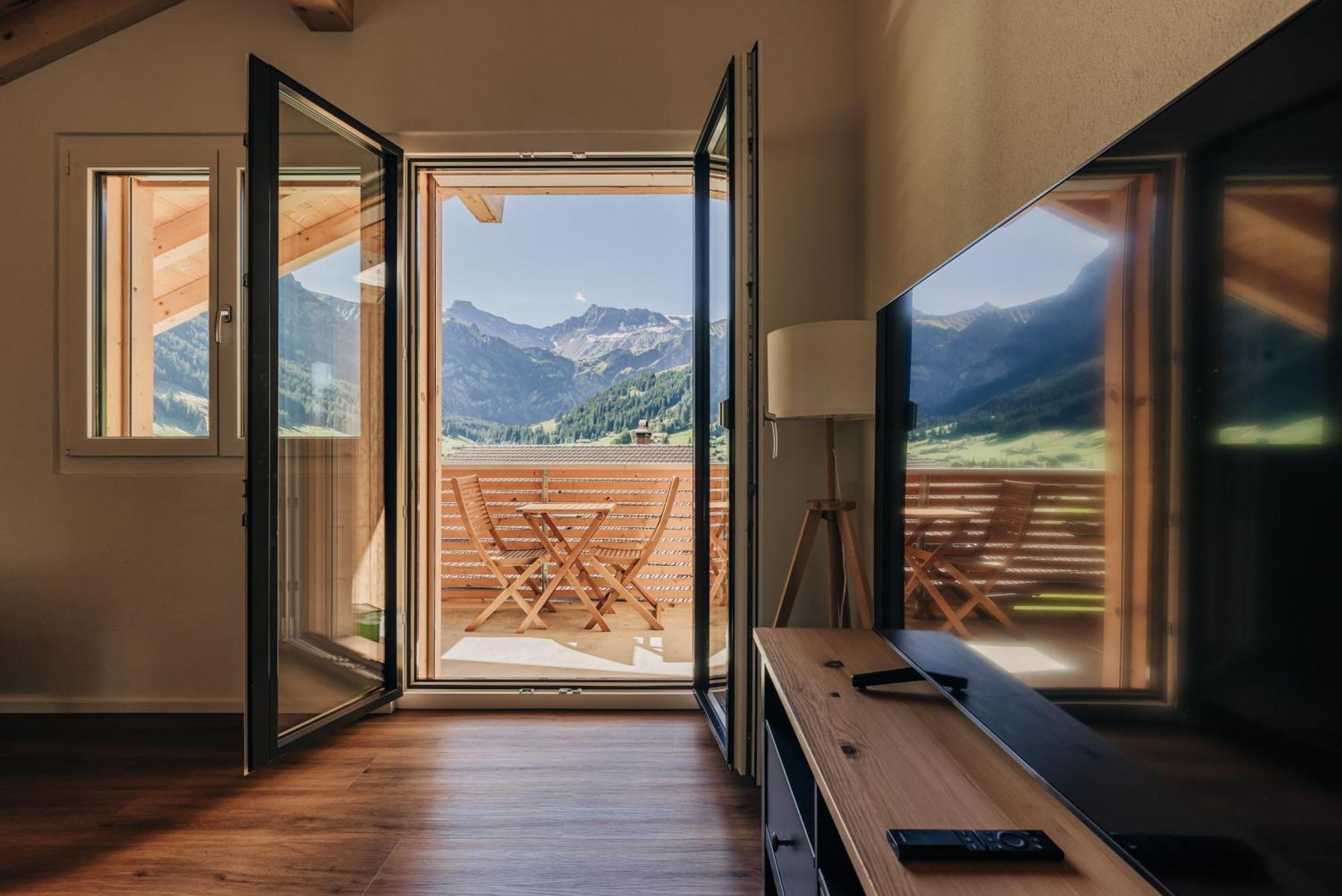 Chuenislodge2- Zwei Balkone, Gemuetlicher Kamin, Top Aussicht Adelboden Eksteriør bilde